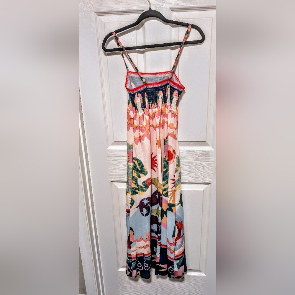 Colorful Abstract Patterned Scarf - Picture 5 of 5